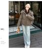 Women’s Short Detachable Hood Windproof Thicken Warm Winter Puffer Jacket