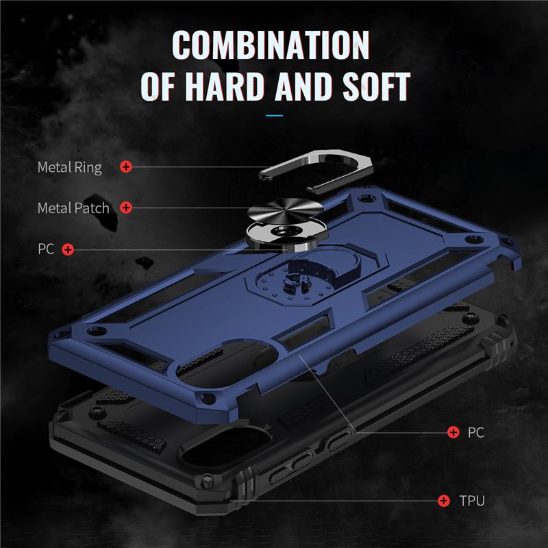 For Samsung A03 Core Case Shockproof Armor Magnetic Car Ring Stand Phone Case For Samsung Galaxy A03 Core 2021 A032F Back Cover