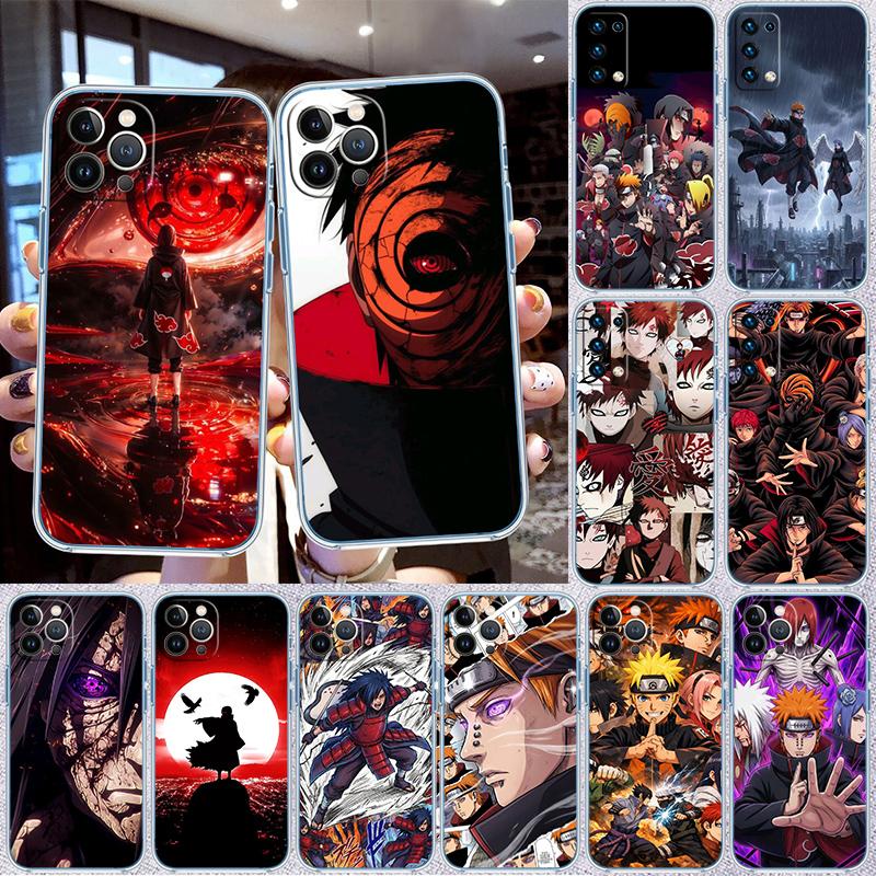 Naruto Akatsuki Transparente Handyhülle für Motorola Moto G40 G04 G05 One Ace Action Fusion + Plus Hyper Makro-Sicht Zoom