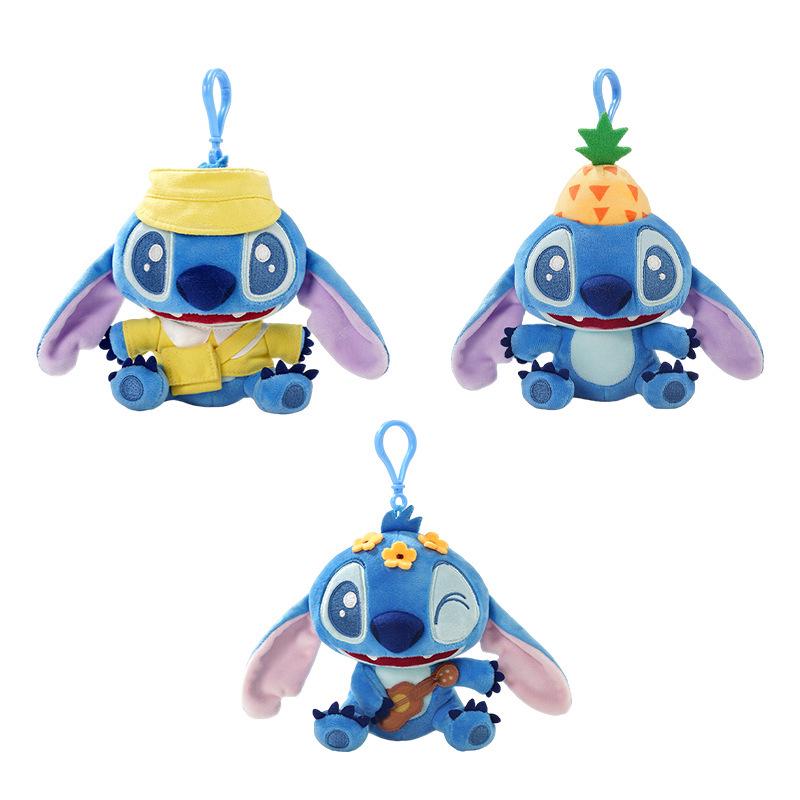 Disney Lilo & Stitch Plush Keychain - Cute Backpack Charm Gift