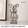 Ceramic Cartoon Teddy Bear Figurine Love Bear Ornament Living Room Small Piggy Bank Wine Cabinet Desktop Home Decoration