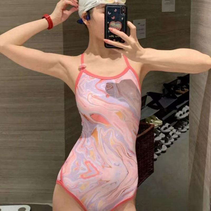 Womens One-Piece Swimsuit Swimming Pool Racing Tummy Control Plus Size Comfort Fit