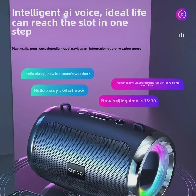 Chytrý přenosný Bluetooth reproduktor: Velký objem, malé rozměry pro domácí, venkovní a automobilové audio