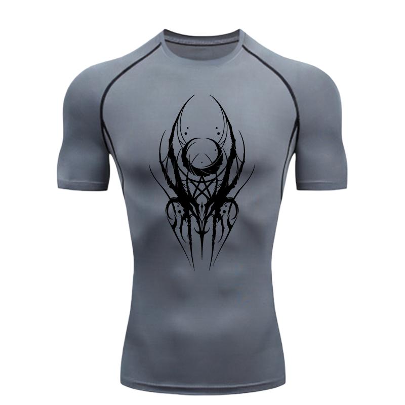Men's Sports T-shirt Training Fitness Compression Workout T-Shirt Rashguard Tops Quick Dry Short Sleeve Athletic Tees