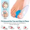 1 Pair Silicone Gel Thumb Toe Protector Separator Hallux Straightener Foot Care Relief Pads