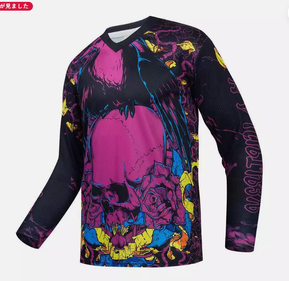 Downhill wear, mountain off-road motorcycle racing suit, outdoor cycling sports sportswear, men's cycling wear, and various personalized tops