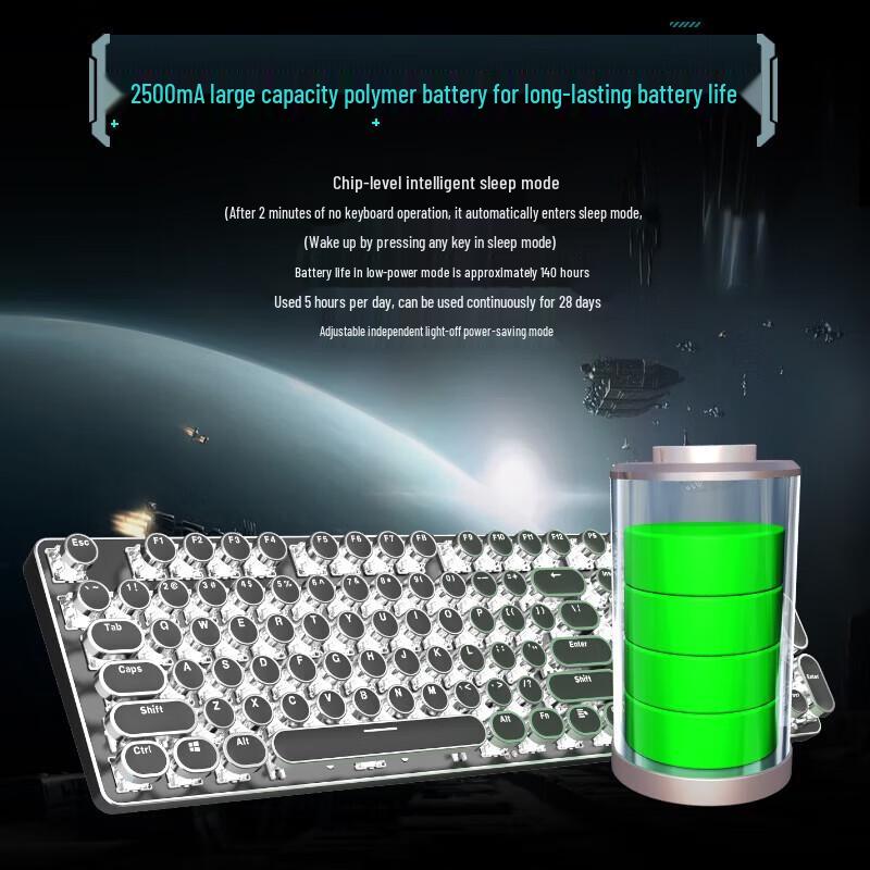 EWEADN TK950 Tri-Mode Wireless Mechanical Keyboard & Mouse Set