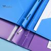 Efficient Organizational Solutions 1/6Pcs File Folder with Prongs Dual Pocket Design Plastic Folders Business Card Holder Letter Size Organizer
