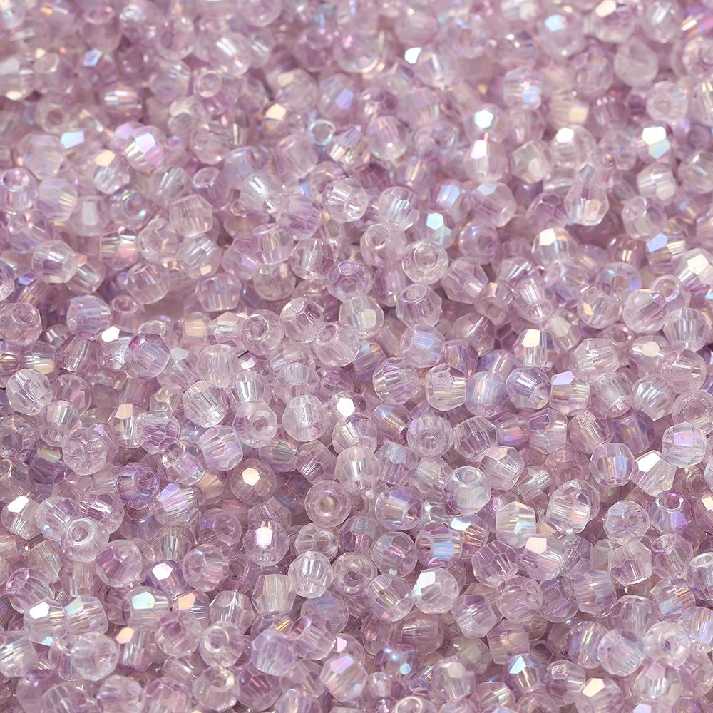 100pcs 3.5x4.5mm Shiny Crystal Beads Glass Mixed Beads Loose Spacer Beads for Bracelet DIY Jewelry Making Accessories