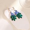 Ethnic Peacock Earrings For Women With Crystals And Animal Design Gift For Fashion Lovers