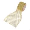 1 Roll Christmas Ribbon Mesh for Making Bows, Flower Bouquets, Wreaths, Garlands