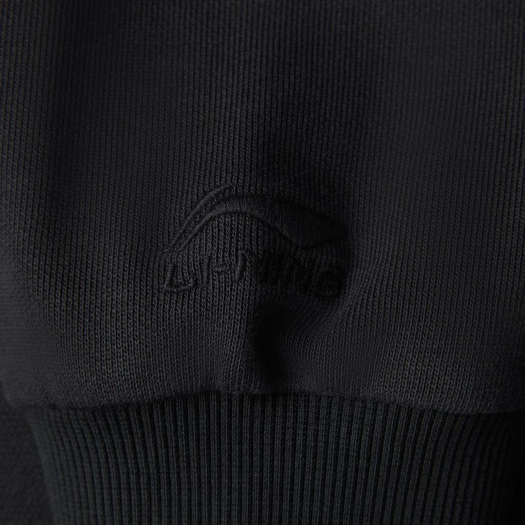 Li Ning Sports Lifestyle Series Letter Round Neck Comfortable Breathable Versatile Casual Loose Sweatshirt Unisex sweatshirt AWDV415-1