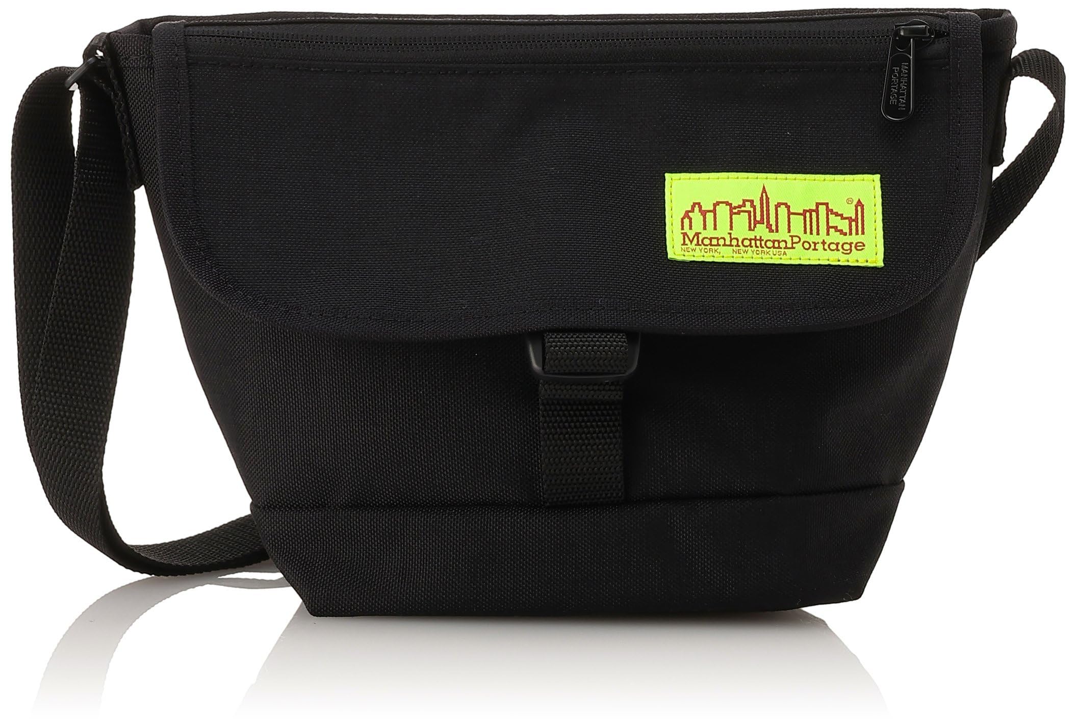 

Genuine Messenger Bag MP1603FZPWPL Nylon Messenger Bag Flap Zipper Pocket Black [Manhattan Portage] [Official] W.P.L. [Online Only]