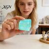 Squeeze Toy Ice Cube with Glitter Slow-Rising Water TPR Fidget Blingbling Stress Reliever for Relief Portable Decompression Gadget Kids Adults