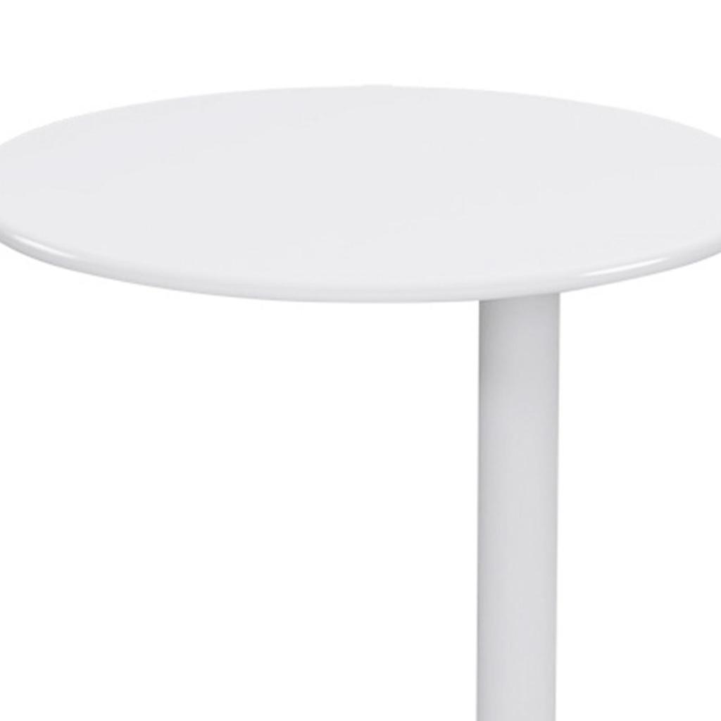 Minimalist Round Accent Side Table Iron Nightstand Modern Small Furniture for Room Sofa Bedside