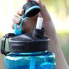 2L 3L Größere Fitnessstudio-Wasserflasche für Sport-Wasserflasche mit Strohhalm Schule BPA-FREIE Wasserflasche Trinkflaschen Reisekessel Ausgefallene Tasse