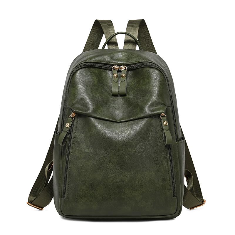 

2025 Vintage & Versatile Women s Fashion Backpack – College Style Schoolbag 27x14x38 cm