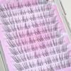 DIY Fox Style False Eyelash 10 Rows 8-14mm Soft Natural Curly Foxes Cluster Segmented Eyelash Extensions Lashes Makeup Tool