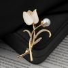 Elegant Versatile Light Luxury Corsage Brooch with Niche Design - Anti-Exposure Pin