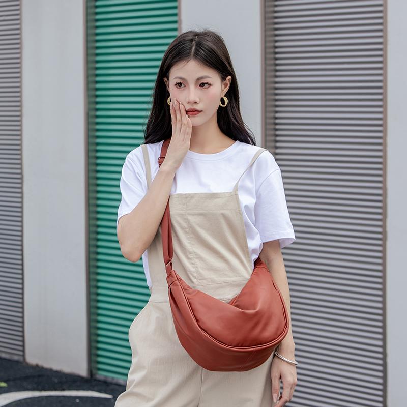 Casual PU Hobos Crossbody Bag for Women Designer Shoulder Bags Large Capacity Tote Lady Travel Shopper Bag Female Purses