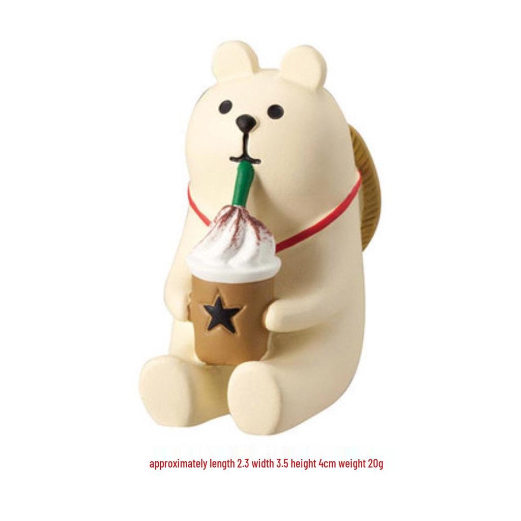 Kreative japanische Zakka Harzornamente: Shiba Inu, Pinguin, Katze, Eisbär und Edamame