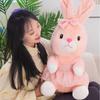 Soft Pink Rabbit Plush Doll PP Cotton Rabbit Stuffed Toy Cute Rabbit Plush Toys  Kids Gifts