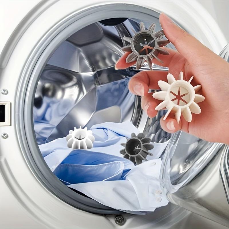 3pcs Silicone Magic Laundry Balls, Can Be Reused To Clean Clothes And Hair, Pet Hair Remover, Washing Machine Cat Hair Collector, Laundry Balls