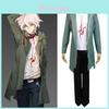 Komaeda Nagito Costum Cosplay de Înaltă Calitate Palton Jachetă Tricou Pantaloni Set Perucă