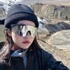 New trendy sports sunglasses outdoor day and night running windproof mountaineering eye protection sunglasses