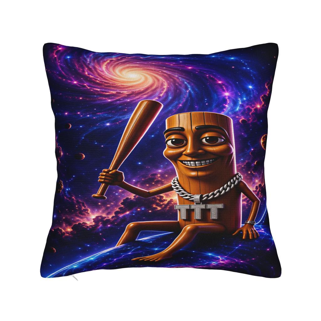 Tung Waving Hand Holding Pillow Case Square Pillow Cover Kawaii Pillowcases For Living Room Bed Chair