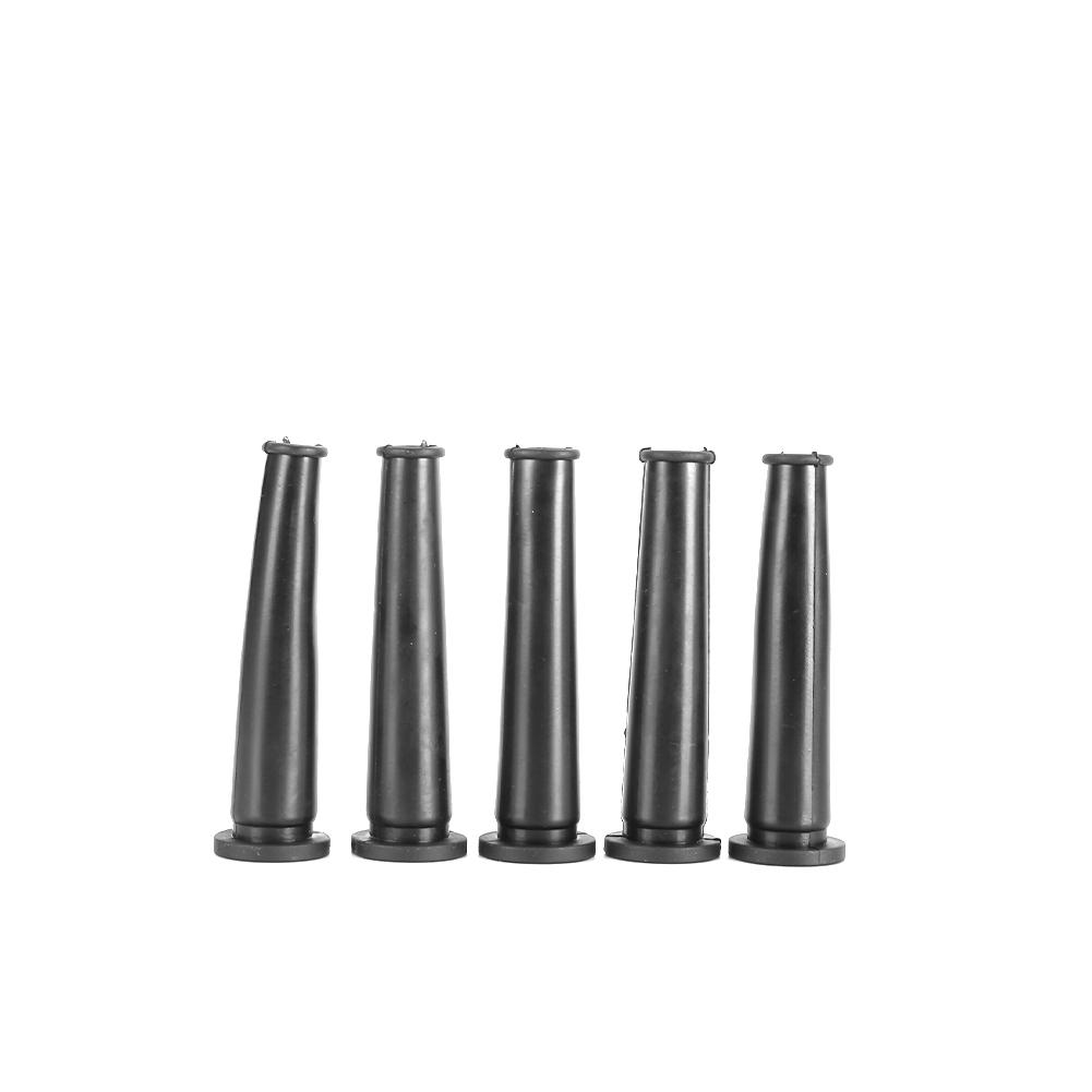 5pcs Sleeve Boot Wire Protector 5x Black Cable Cover Heat Shield