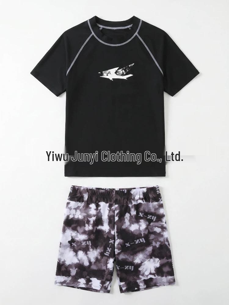 Liaoyue Boys  2026 Sun Protection Quick-Dry Plus Size Swimsuit Set 190