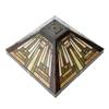 Mission Lamp Shade Accessories Replacement Amber Brown Mission Style Stained Glass Lampshade for Table Lamp