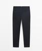 Masimodutti Slim Fit Textured Pants