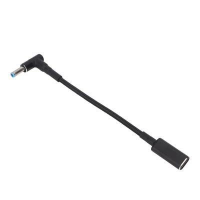 USB C To DC Adapter PD 100W Type C To DC 4.5x0.6mm Port Extension Charging Adapter for HP 4.5x0.6mm Port Laptop