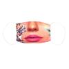 Reusable Dust Mask with Exaggerated Makeup Print for Women Washable Face Covering Adjustable Ear Loops Comfortable Fit