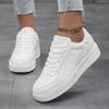 New Breathable Little White Shoes, Student Trend Versatile Platform Sports and Leisure Board Shoes