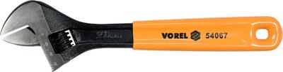Adjustable Wrench 250mm Rubberized Handle 54067 VOREL