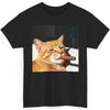 Golden Cat Cigar Parody Shirt Funny Smoking Cat Art Meme Gift for Cat Lover