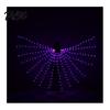 Flexible Polyester Glowing Wings LED Light Up Belly Dance for Adults Kids, Halloween Costume Performance Props Immersive Visual Equipment with