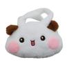 Cute Bubu Dudu Plush Handbag Kawaii Animal Panda Plush Purse Soft White Bear Small Plush Wallet Cute Cartoon Doll Birthday Gift