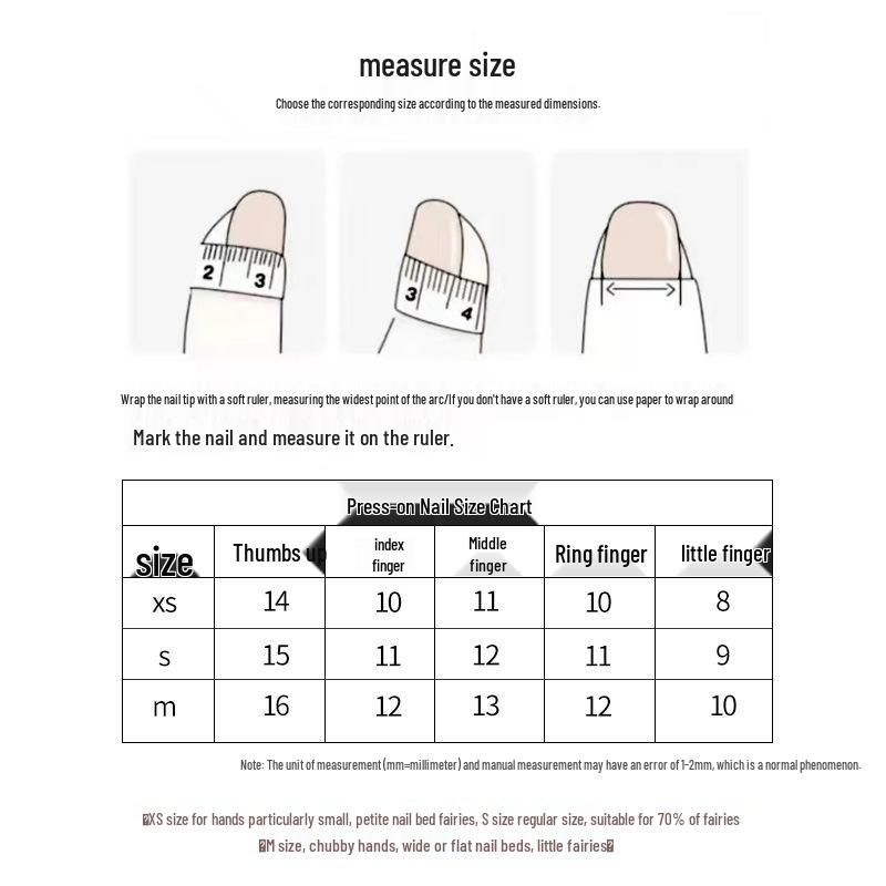 Handmade Student Style Wearable Nail Tips - Fresh, Cute, Detachable, Short Oval Design for 2026