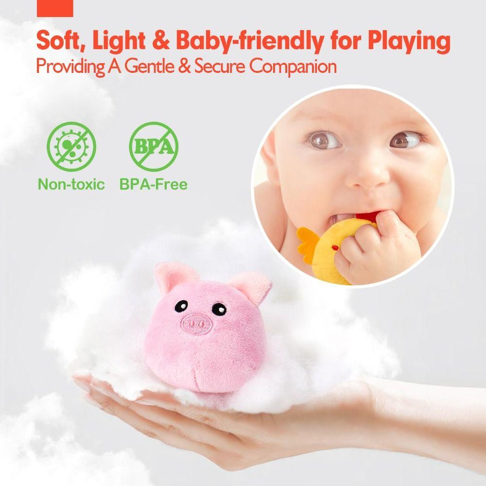 Sound Montessori Toy Barn with Stuffed Farm Animals Baby Sensory Toys  Infants Toddlers