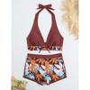 Women S High Waist Split Bikini Swimsuit For Swimming