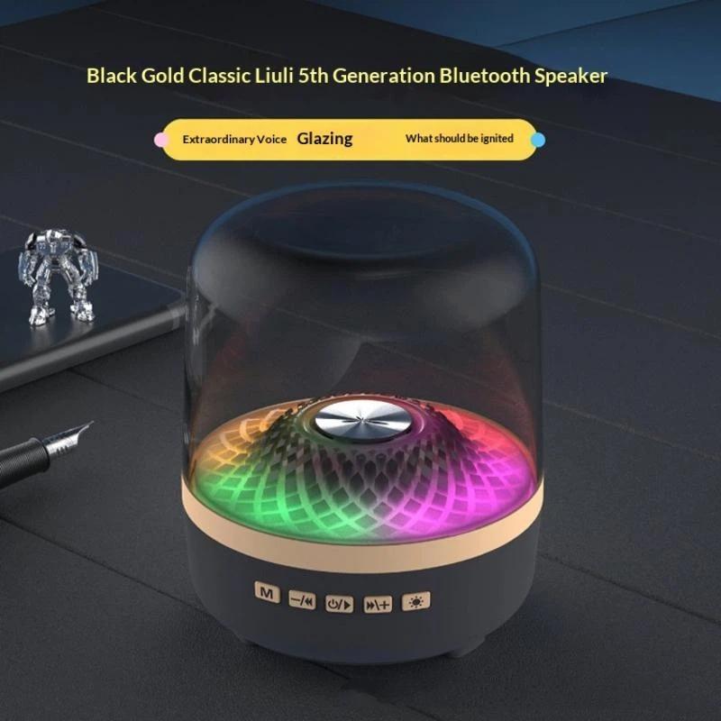 Wireless Bluetooth Speakers Outdoor Portable Loudspeaker Panoramic Surround Sound Effec Subwoofer Breathing Lamp For Android Ios