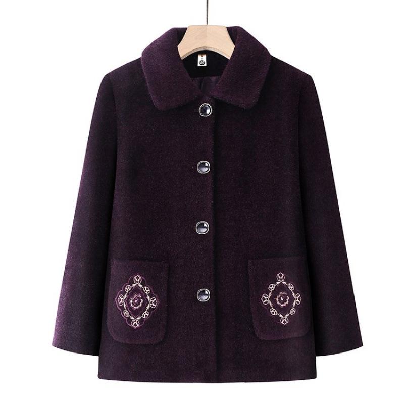 Autumn Women's Lapel Jacket New Embroidered Clothes Casual Top