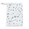 Feiertags-Accessoire Glitzernd Funkelnd Folien-Schneeflocken-Print Schal für Damen, Weihnachten Atmungsaktiv Kaltwetter-Thema Schal Wickel, Herbst Winter