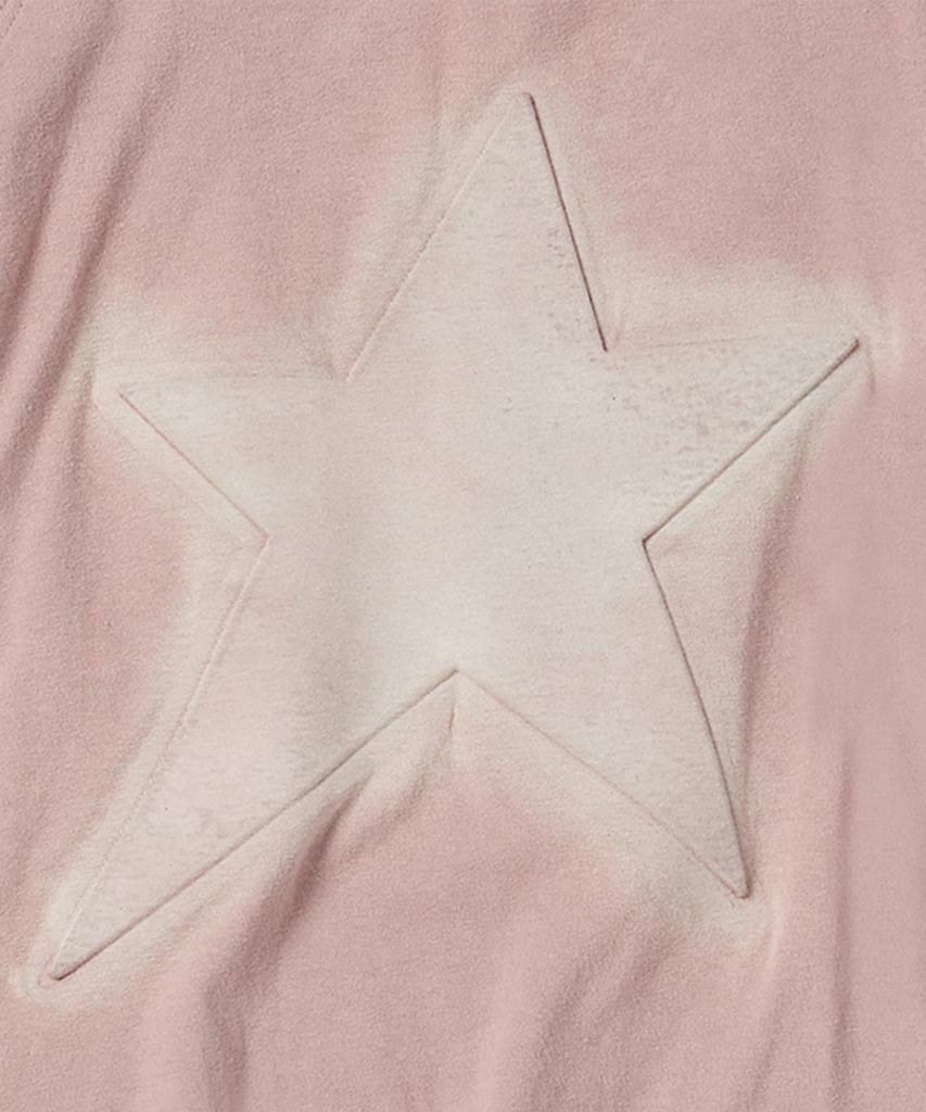 TRAVEL Embossed Star Long Sleeve Gloomy Pink