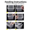 Breathable Reptile Tank Plastic Reptile Transport Container  Reptile Pet Supplies