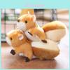 Soft And Cuddly Squirrel Plush Keychain Charming Big Tail Decoration For Bags